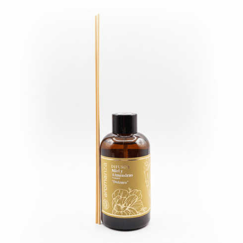 Difusor Aromático Aromanza 200 ML Miel y Almendras